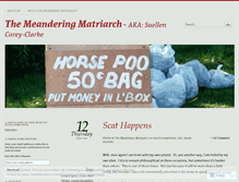 Tablet Screenshot of meanderingmatriarch.com